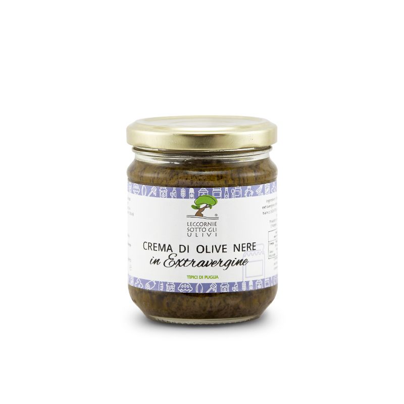 Crema di olive nere in extravergine