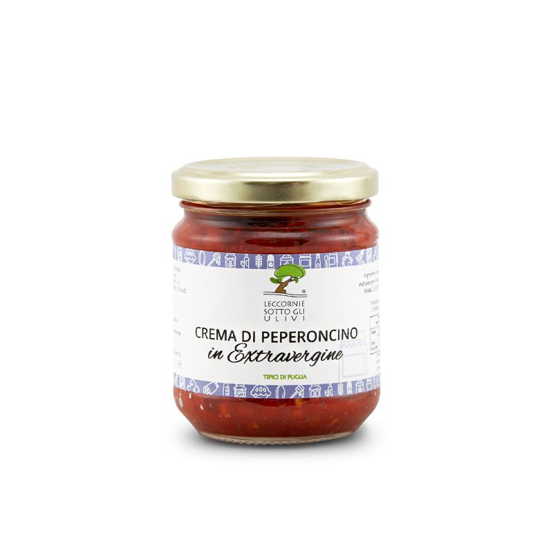 Crema di peperoncini in extravergine